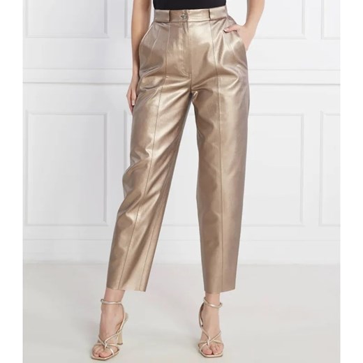 HUGO Spodnie Haresa-1 | Relaxed fit ze sklepu Gomez Fashion Store w kategorii Spodnie damskie - zdjęcie 184520795