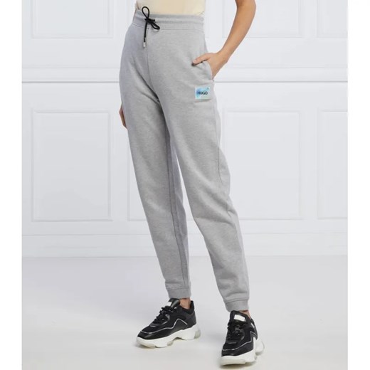 HUGO Spodnie dresowe Dachib | Regular Fit | mid rise ze sklepu Gomez Fashion Store w kategorii Spodnie damskie - zdjęcie 184520858