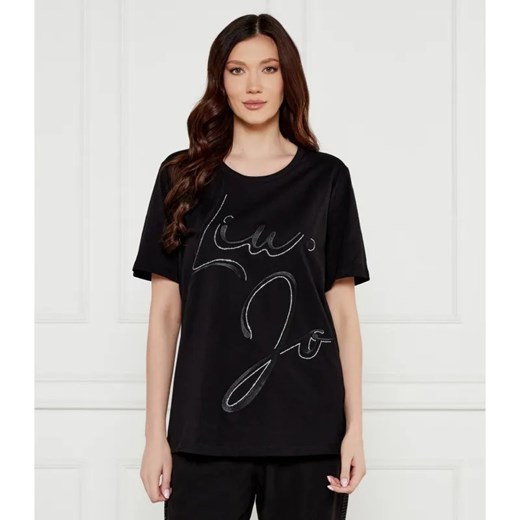 Liu Jo Sport T-shirt | Relaxed fit ze sklepu Gomez Fashion Store w kategorii Bluzki damskie - zdjęcie 184520866