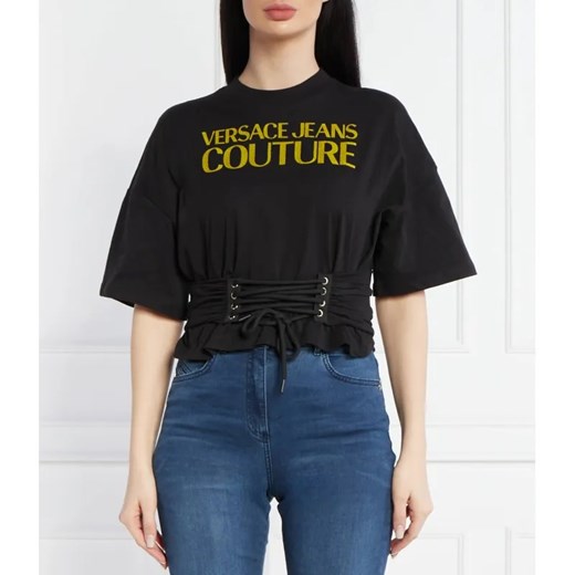 Versace Jeans Couture T-shirt MAGLIETTA | Comfort fit ze sklepu Gomez Fashion Store w kategorii Bluzki damskie - zdjęcie 184520965