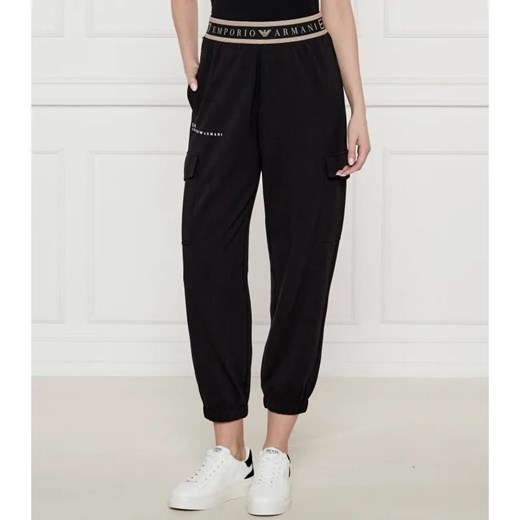 EA7 Spodnie cargo | Regular Fit ze sklepu Gomez Fashion Store w kategorii Spodnie damskie - zdjęcie 184521016