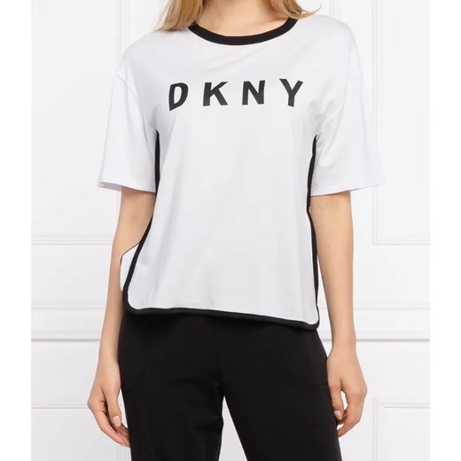 DKNY SLEEPWEAR T-shirt | Regular Fit ze sklepu Gomez Fashion Store w kategorii Bluzki damskie - zdjęcie 184521078