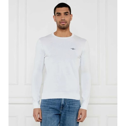 Aeronautica Militare Sweter | Regular Fit ze sklepu Gomez Fashion Store w kategorii Swetry męskie - zdjęcie 184521135