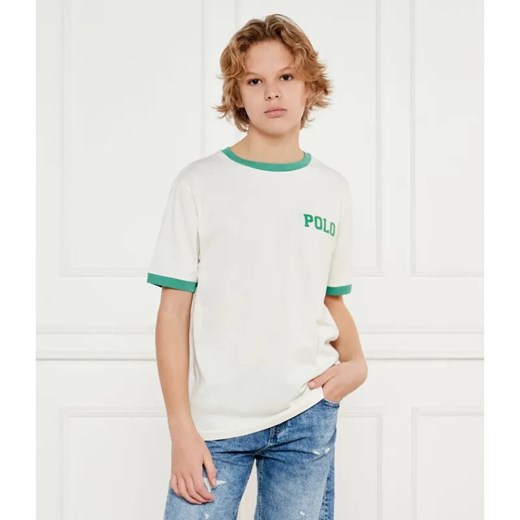 POLO RALPH LAUREN T-shirt | Regular Fit ze sklepu Gomez Fashion Store w kategorii T-shirty chłopięce - zdjęcie 184521155