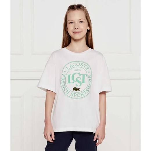 Lacoste T-shirt | Relaxed fit ze sklepu Gomez Fashion Store w kategorii Bluzki dziewczęce - zdjęcie 184521188