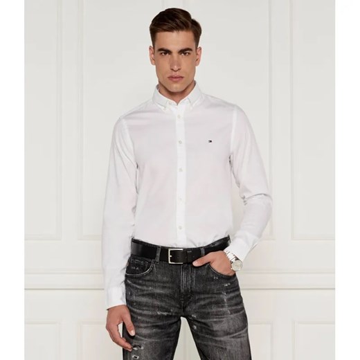 Tommy Hilfiger Koszula DOBBY | Slim Fit ze sklepu Gomez Fashion Store w kategorii Koszule męskie - zdjęcie 184521189