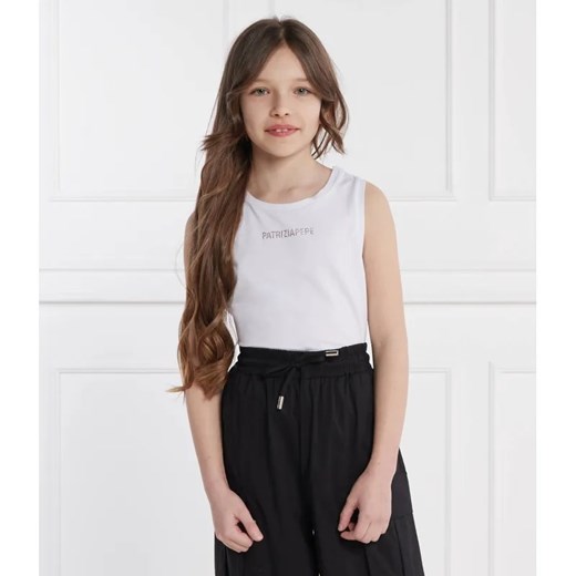 Patrizia Pepe Top | Regular Fit ze sklepu Gomez Fashion Store w kategorii Bluzki dziewczęce - zdjęcie 184521267