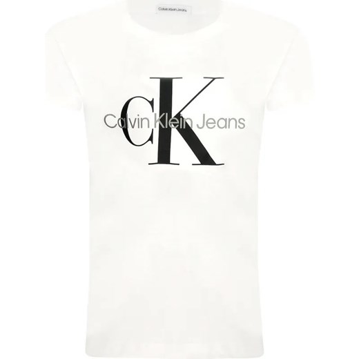 Calvin Klein Jeans T-shirt | Regular Fit ze sklepu Gomez Fashion Store w kategorii T-shirty chłopięce - zdjęcie 184521397