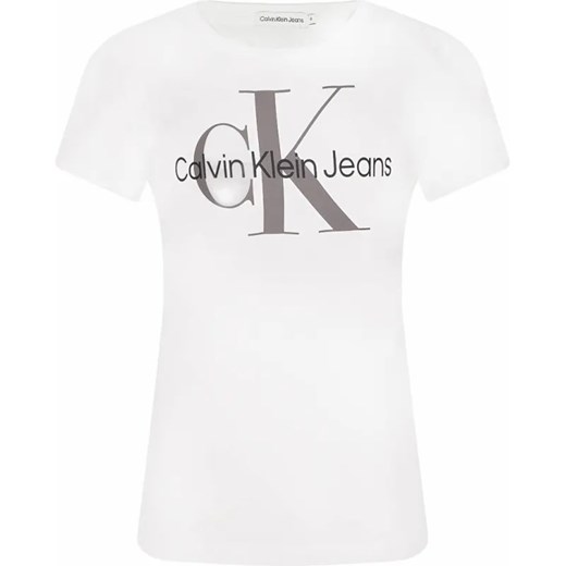 Calvin Klein Jeans T-shirt | Regular Fit ze sklepu Gomez Fashion Store w kategorii Bluzki dziewczęce - zdjęcie 184521428