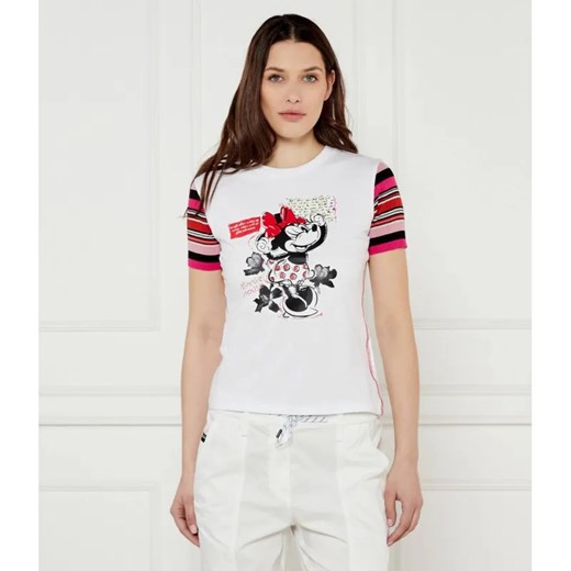 Desigual T-shirt MINNIE | Desigual x Disney | Regular Fit ze sklepu Gomez Fashion Store w kategorii Bluzki damskie - zdjęcie 184521439