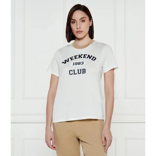 Weekend MaxMara T-shirt VELLO | Regular Fit ze sklepu Gomez Fashion Store w kategorii Bluzki damskie - zdjęcie 184521468
