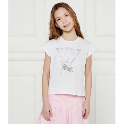 Guess T-shirt | Regular Fit ze sklepu Gomez Fashion Store w kategorii Bluzki dziewczęce - zdjęcie 184521477