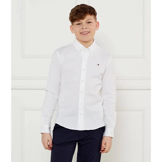 Tommy Hilfiger Koszula | Regular Fit | pique ze sklepu Gomez Fashion Store w kategorii Koszule chłopięce - zdjęcie 184521479