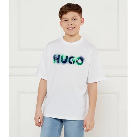 HUGO KIDS T-shirt | Regular Fit ze sklepu Gomez Fashion Store w kategorii T-shirty chłopięce - zdjęcie 184521485