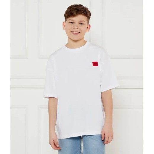 HUGO KIDS T-shirt | Relaxed fit ze sklepu Gomez Fashion Store w kategorii T-shirty chłopięce - zdjęcie 184521509