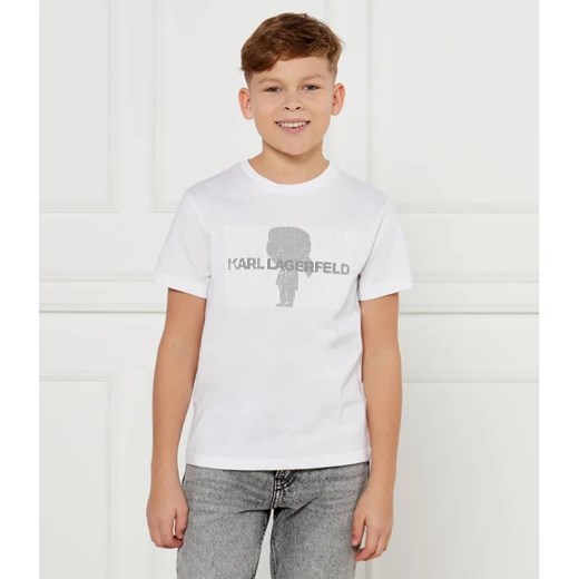 Karl Lagerfeld Kids T-shirt | Regular Fit ze sklepu Gomez Fashion Store w kategorii T-shirty chłopięce - zdjęcie 184521519
