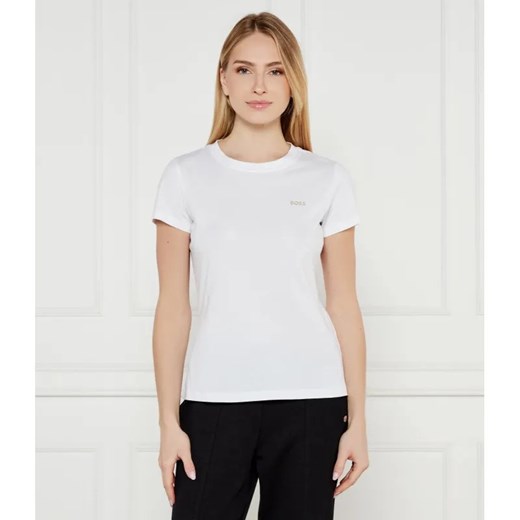 BOSS ORANGE T-shirt C_Esogo_1 | Regular Fit ze sklepu Gomez Fashion Store w kategorii Bluzki damskie - zdjęcie 184521555