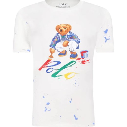 POLO RALPH LAUREN T-shirt BEAR SS CN-KNIT | Regular Fit ze sklepu Gomez Fashion Store w kategorii T-shirty chłopięce - zdjęcie 184521585