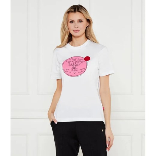 Joop! Jeans T-shirt 57 252JE57Tonella | Regular Fit ze sklepu Gomez Fashion Store w kategorii Bluzki damskie - zdjęcie 184521647