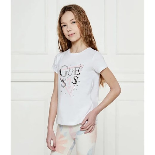 Guess T-shirt | Regular Fit ze sklepu Gomez Fashion Store w kategorii Bluzki dziewczęce - zdjęcie 184521648