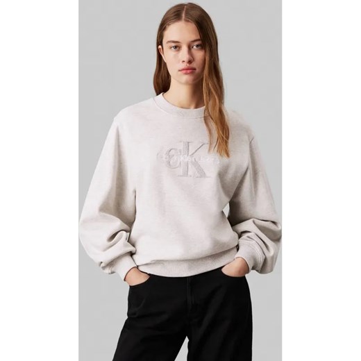 Calvin Klein Jeans Bluza Chenille | Regular Fit ze sklepu Gomez Fashion Store w kategorii Bluzy damskie - zdjęcie 184521668