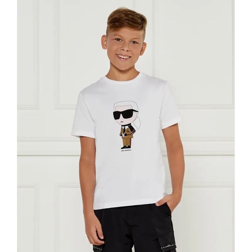 Karl Lagerfeld Kids T-shirt | Regular Fit ze sklepu Gomez Fashion Store w kategorii T-shirty chłopięce - zdjęcie 184521679