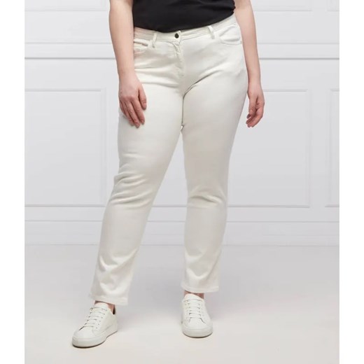 Persona by Marina Rinaldi Spodnie RAFIA Plus size| Regular Fit ze sklepu Gomez Fashion Store w kategorii Spodnie damskie - zdjęcie 184521685