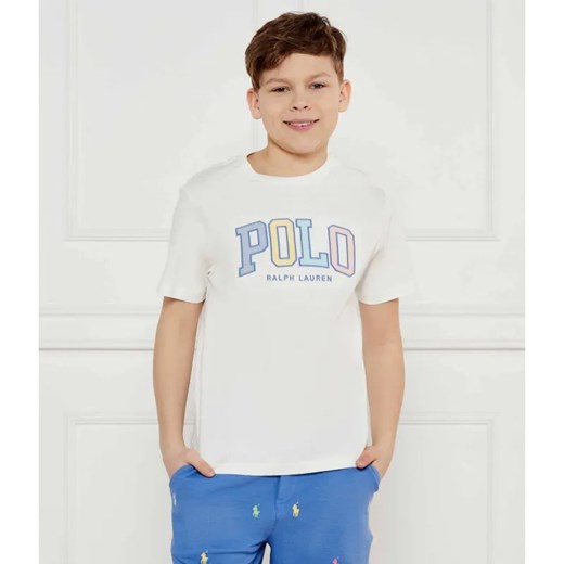 POLO RALPH LAUREN T-shirt | Regular Fit ze sklepu Gomez Fashion Store w kategorii T-shirty chłopięce - zdjęcie 184521765