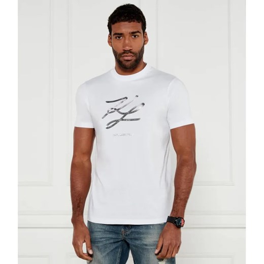 Karl Lagerfeld T-shirt | Regular Fit ze sklepu Gomez Fashion Store w kategorii T-shirty męskie - zdjęcie 184521775