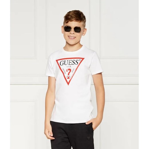 Guess T-shirt | Regular Fit ze sklepu Gomez Fashion Store w kategorii T-shirty chłopięce - zdjęcie 184521778