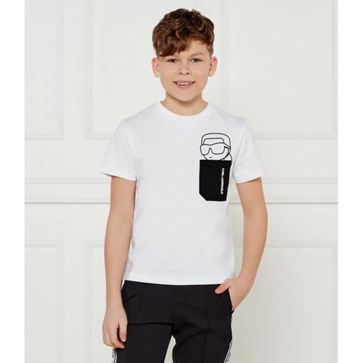 Karl Lagerfeld Kids T-shirt | Regular Fit ze sklepu Gomez Fashion Store w kategorii T-shirty chłopięce - zdjęcie 184521789