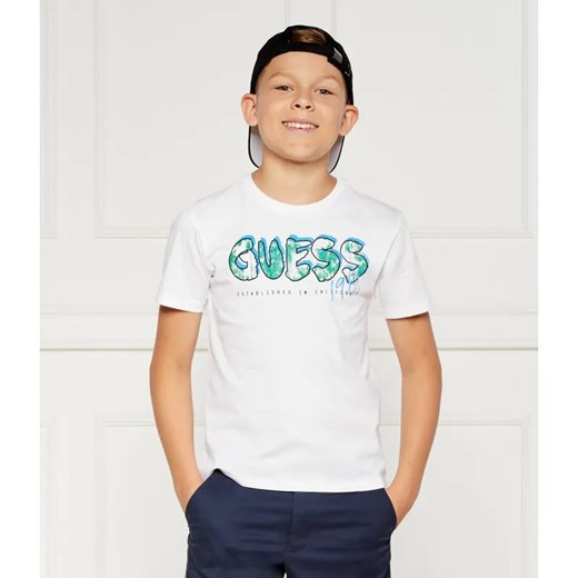 Guess T-shirt | Regular Fit ze sklepu Gomez Fashion Store w kategorii T-shirty chłopięce - zdjęcie 184521798