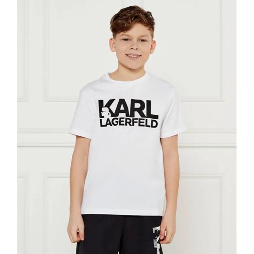 Karl Lagerfeld Kids T-shirt | Regular Fit ze sklepu Gomez Fashion Store w kategorii T-shirty chłopięce - zdjęcie 184521847