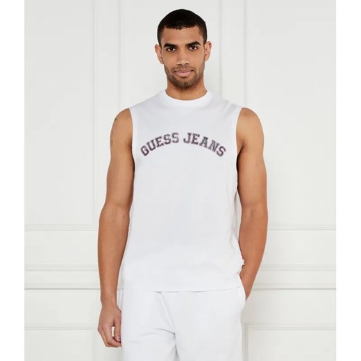 Guess Jeans Tank top | Regular Fit ze sklepu Gomez Fashion Store w kategorii T-shirty męskie - zdjęcie 184521865