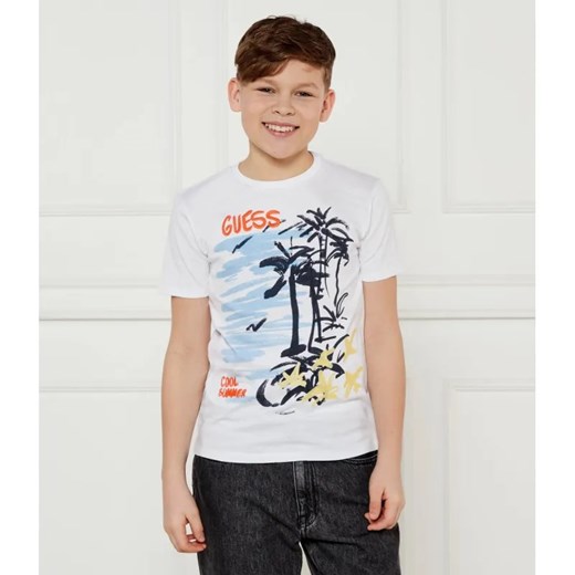 Guess T-shirt | Regular Fit ze sklepu Gomez Fashion Store w kategorii T-shirty chłopięce - zdjęcie 184521866