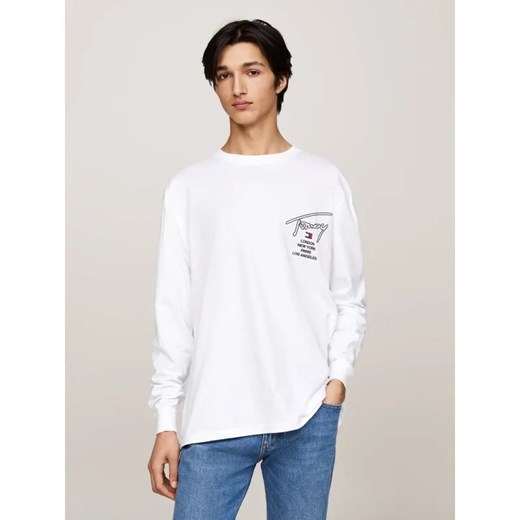 Tommy Jeans Longsleeve | Regular Fit ze sklepu Gomez Fashion Store w kategorii T-shirty męskie - zdjęcie 184521885