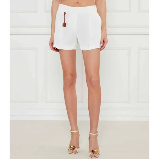 Elisabetta Franchi Szorty | Regular Fit | z dodatkiem lnu ze sklepu Gomez Fashion Store w kategorii Szorty - zdjęcie 184521888