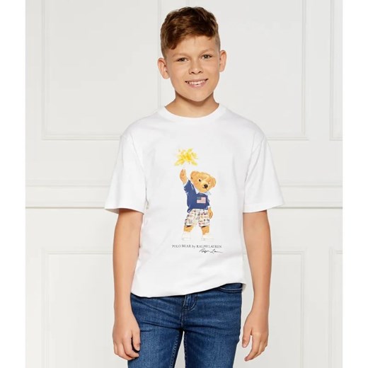 POLO RALPH LAUREN T-shirt | Regular Fit ze sklepu Gomez Fashion Store w kategorii T-shirty chłopięce - zdjęcie 184521917