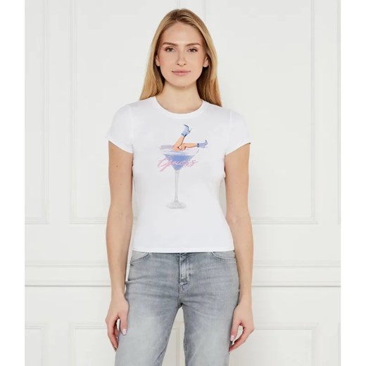 GUESS T-shirt | Slim Fit ze sklepu Gomez Fashion Store w kategorii Bluzki damskie - zdjęcie 184521937