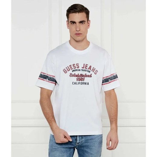 Guess Jeans T-shirt VINTAGE | Oversize fit ze sklepu Gomez Fashion Store w kategorii T-shirty męskie - zdjęcie 184521939