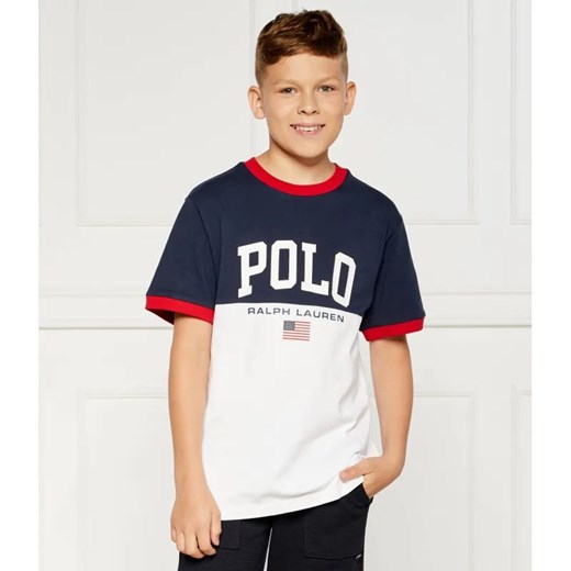 POLO RALPH LAUREN T-shirt | Regular Fit ze sklepu Gomez Fashion Store w kategorii T-shirty chłopięce - zdjęcie 184521945