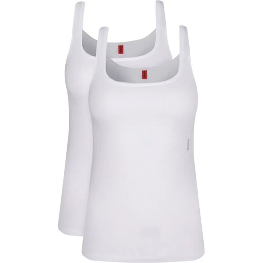 Hugo Bodywear Tank top 2-pack TWIN VEST | Slim Fit ze sklepu Gomez Fashion Store w kategorii Bluzki damskie - zdjęcie 184521959