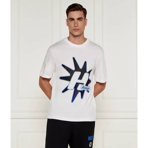 Hugo Blue T-shirt Nestrolo | Regular Fit ze sklepu Gomez Fashion Store w kategorii T-shirty męskie - zdjęcie 184521975