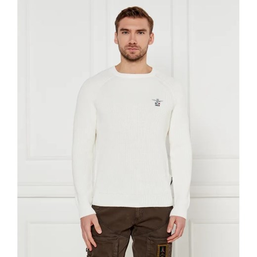 Aeronautica Militare Sweter | Regular Fit ze sklepu Gomez Fashion Store w kategorii Swetry męskie - zdjęcie 184521979