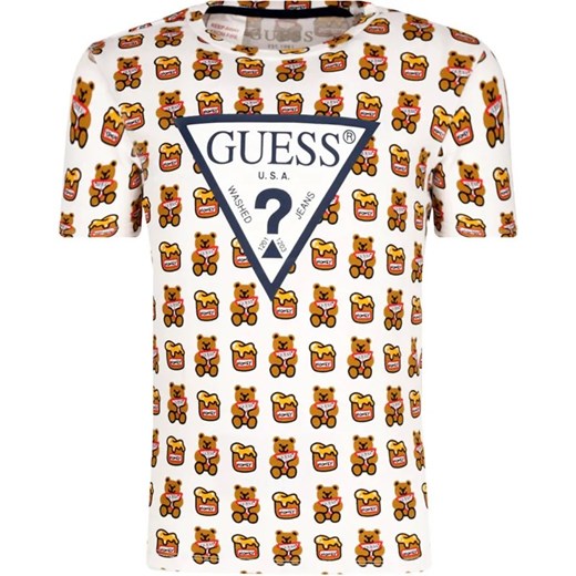 Guess T-shirt | Regular Fit ze sklepu Gomez Fashion Store w kategorii Bluzki dziewczęce - zdjęcie 184521987