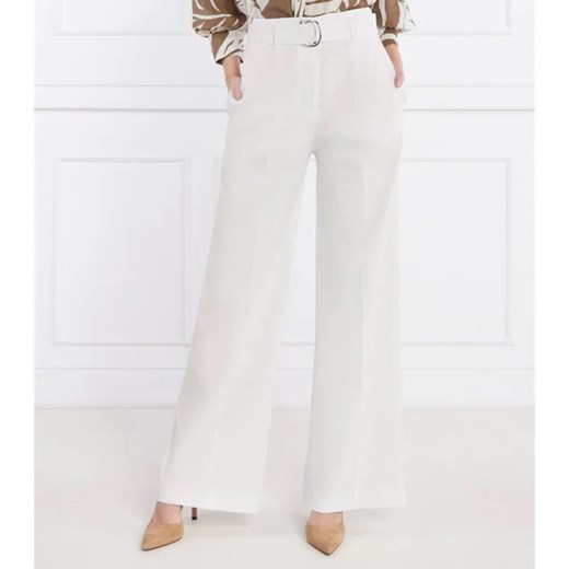 BOSS BLACK Lniane spodnie Tasena | Comfort fit 34 promocja Gomez Fashion Store