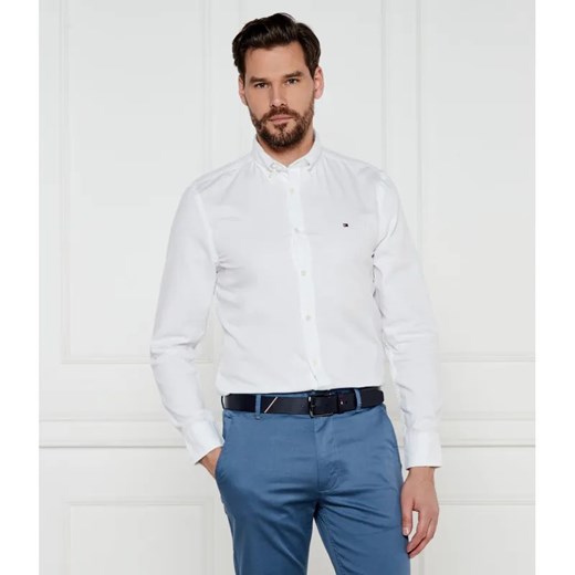 Tommy Hilfiger Koszula FLEX DOBBY | Slim Fit ze sklepu Gomez Fashion Store w kategorii Koszule męskie - zdjęcie 184522018