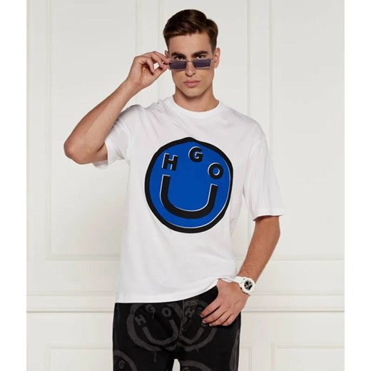 Hugo Blue T-shirt Nimper 50525333 | Regular Fit ze sklepu Gomez Fashion Store w kategorii T-shirty męskie - zdjęcie 184522049