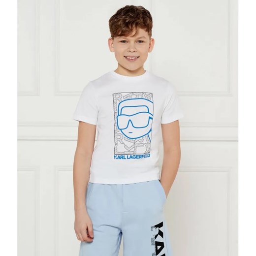 Karl Lagerfeld Kids T-shirt | Regular Fit ze sklepu Gomez Fashion Store w kategorii T-shirty chłopięce - zdjęcie 184522055
