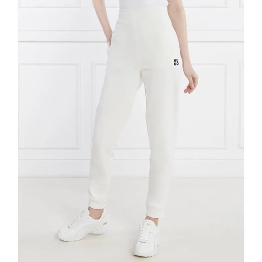 HUGO Spodnie dresowe Nelfinia | Regular Fit ze sklepu Gomez Fashion Store w kategorii Spodnie damskie - zdjęcie 184522065